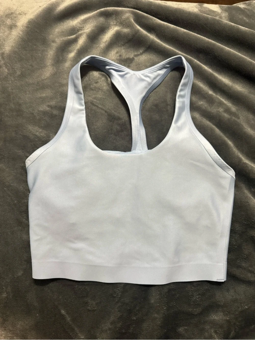 ALO Airlift Super Sleek Bra Tank- Seashell Blue